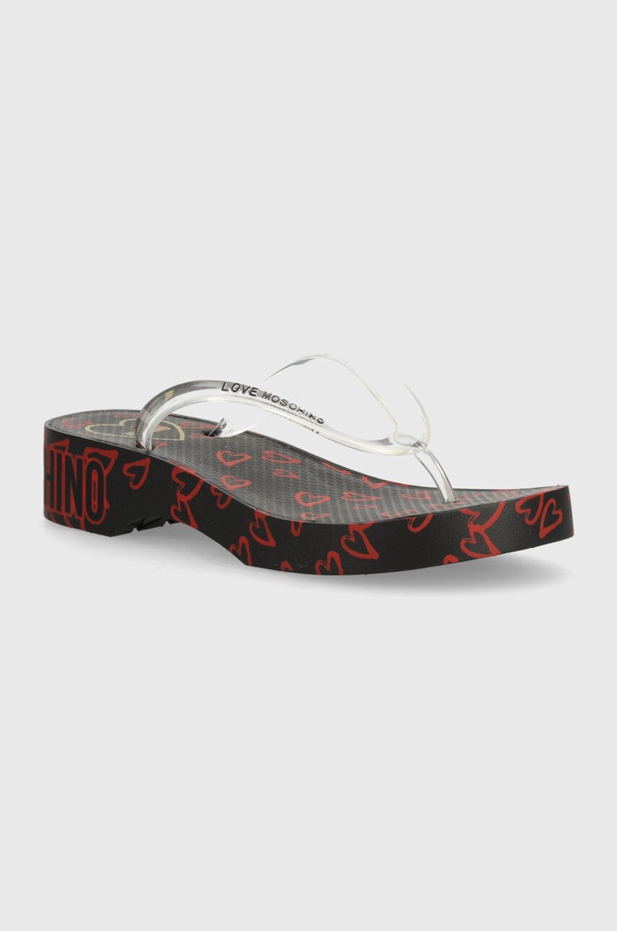 Žabky Love Moschino platforma černá JA28324G0II3100A