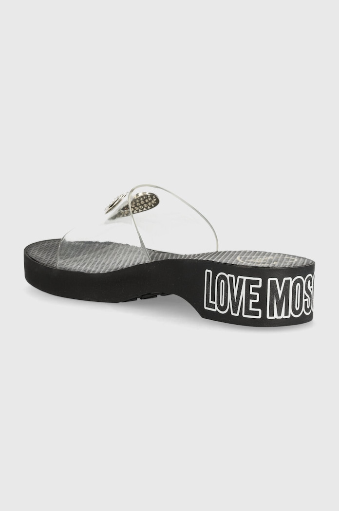 Obuwie Love Moschino klapki JA28344G0II5200A czarny
