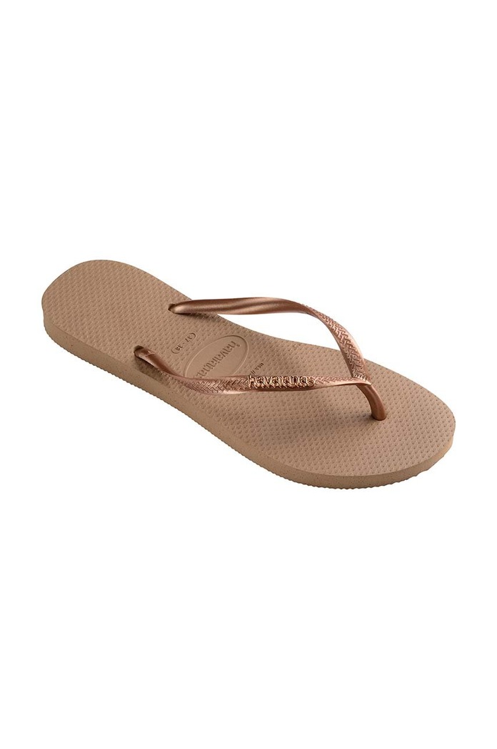 Žabky Havaianas SLIM LOGO 4119875.3581 zlatá SS26