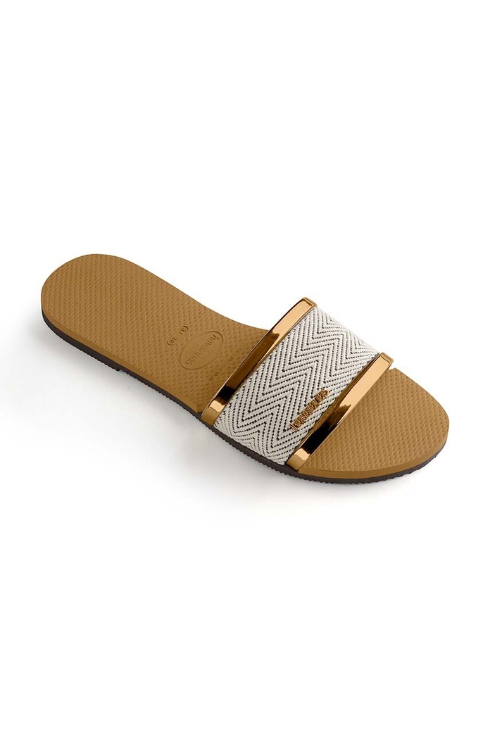 Havaianas klapki YOU TRANCOSO PREMIUM 4146063.1856 złoty SS24