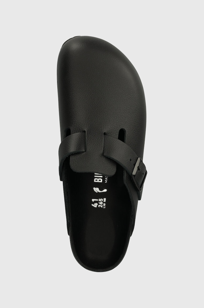 Kožne natikače Birkenstock Boston crna 1026789
