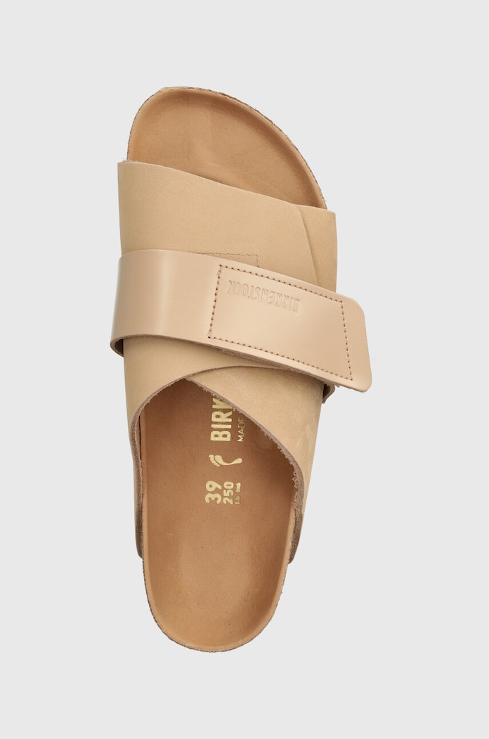 Шлепанцы из нубука Birkenstock Kyoto бежевый 1026560