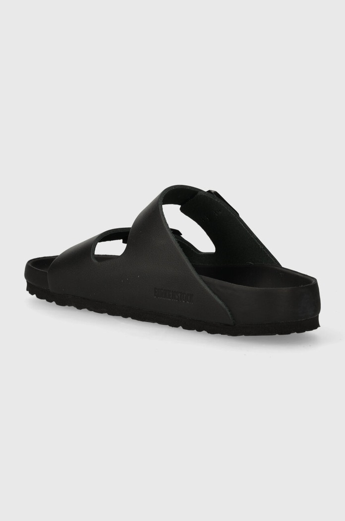Shoes Birkenstock leather sliders Arizona 1026843 black