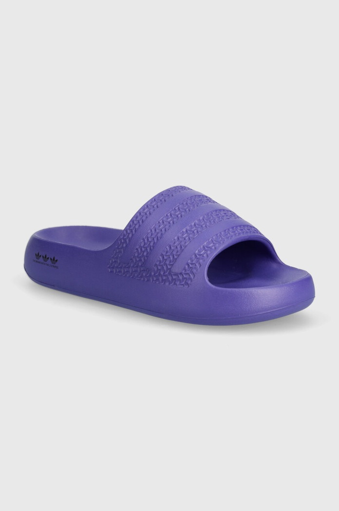 Παντόφλες adidas Originals ADILETTE AYOON W ίσια πλατφόρμα μωβ IE5619