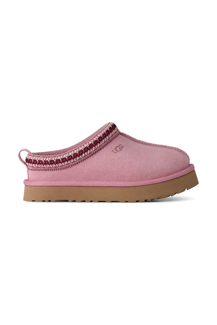 UGG Klapki dziecięce zamszowe K TAZZ różowy 1143776K.G