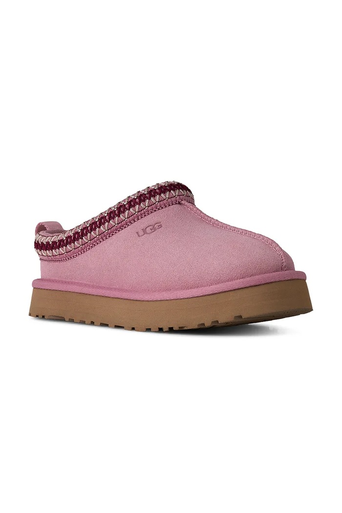 UGG Klapki dziecięce zamszowe K TAZZ 1143776K.G różowy SS26