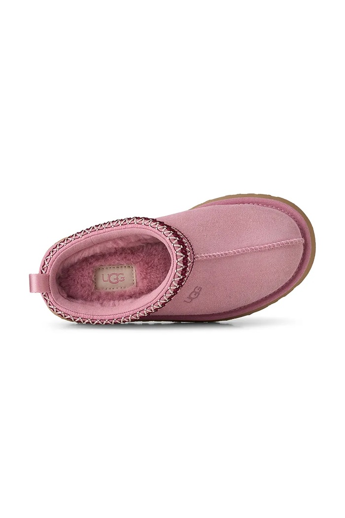 Klapki dziecięce zamszowe K TAZZ UGG różowy 1143776K.G