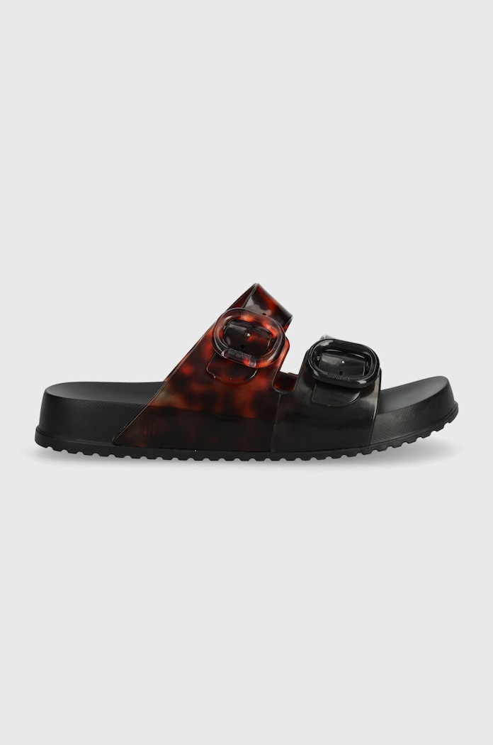 Dječje natikače Melissa COZY SLIDE sintetički crna M.35685