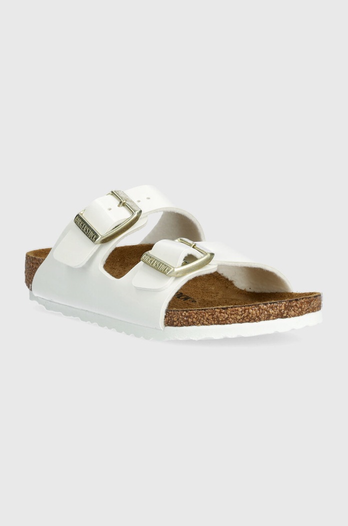 Dětské pantofle Birkenstock Arizona Kids BF 1027150 bílá SS24