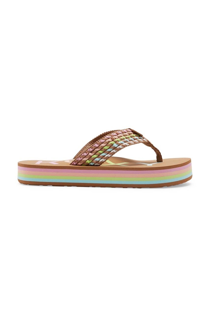 Dětské žabky Roxy RG CHIKA HI ARGL100303 hnědá SS24