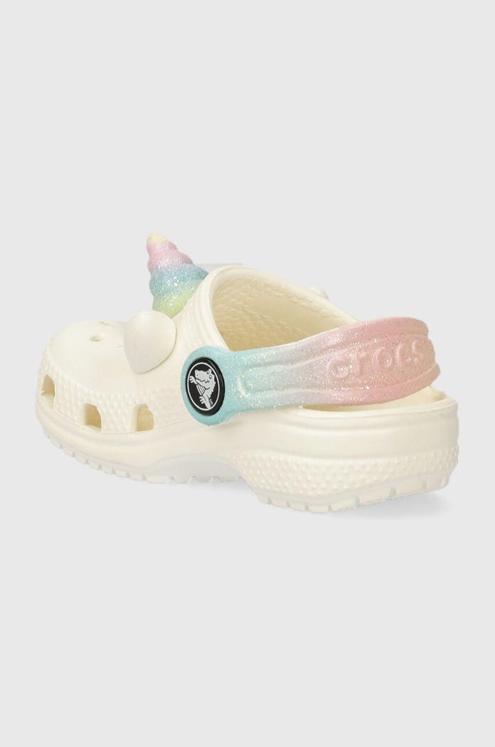 Dievča Detské šľapky Crocs CLASSIC IAM RAINBOW UNICORN CLOG 209701.CROCS.CLASSIC.IA béžová