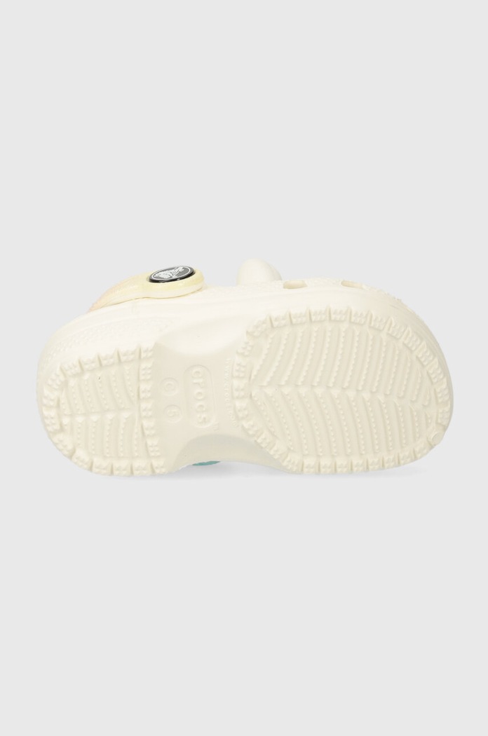 Detské šľapky Crocs CLASSIC IAM RAINBOW UNICORN CLOG 209701.CROCS.CLASSIC.IA béžová