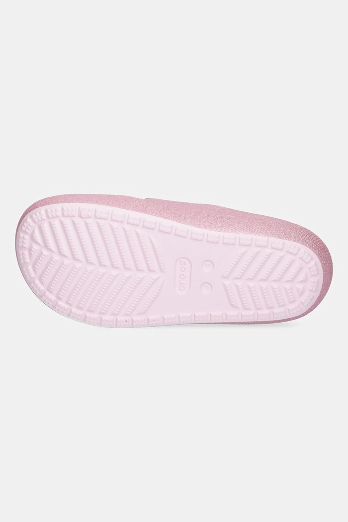 Slapi copii CLASSIC GLITTER SANDAL V Crocs roz 209705.CROCS.CLASSIC.GL
