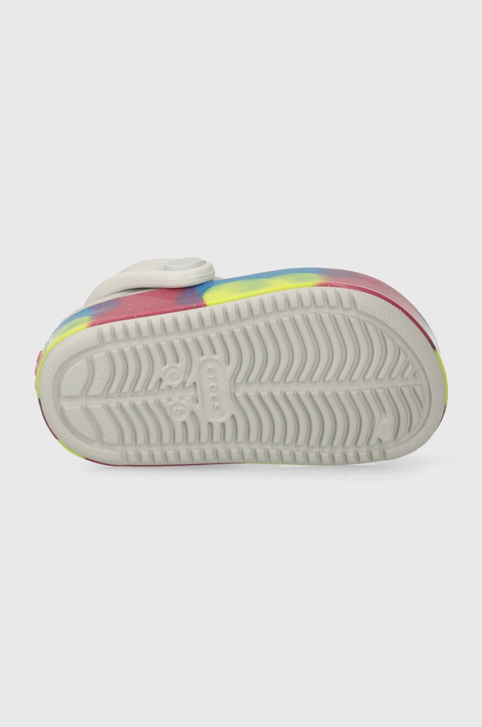 Dětské pantofle Crocs OFF COURT GLITTER BAND CLOG 209717.CROCS.OFF.COURT. šedá