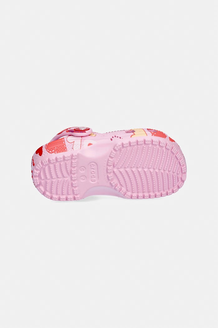 Παιδικές παντόφλες Crocs CLASSIC VDAY CLOG 209755.CROCS.CLASSIC.VD ροζ