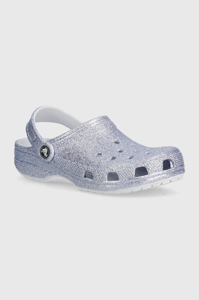 Crocs slapi copii Classic Glitter Clog violet 206993.Classic.Glitter.