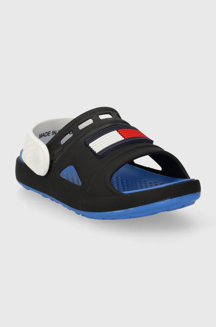 Tommy Hilfiger klapki dziecięce T3X2.33440.22.29 niebieski SS24
