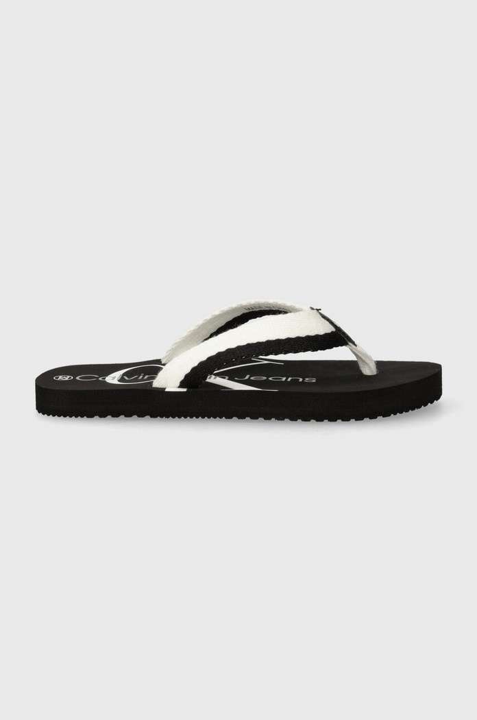 Calvin Klein Jeans gyerek tangapapucs V3X8.80918.30.34 fekete SS24