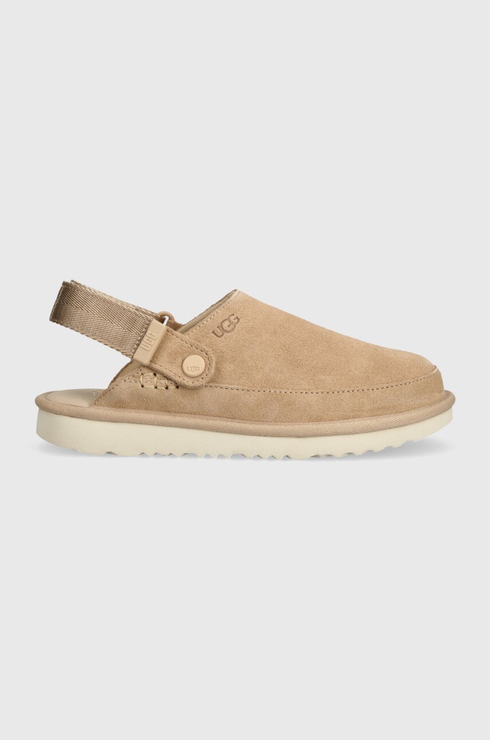 UGG gyerek velúr papucs GOLDENSTAR CLOG bézs 1159770K