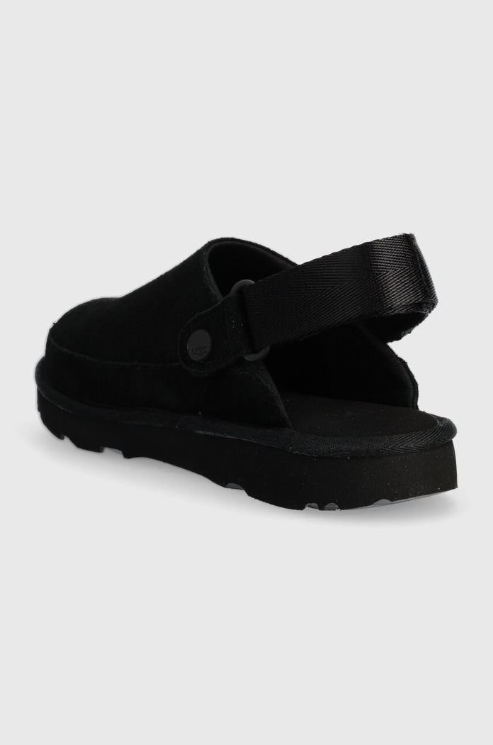Dječaci Dječje kućne papuče od brušene kože UGG GOLDENSTAR CLOG 1159770K crna