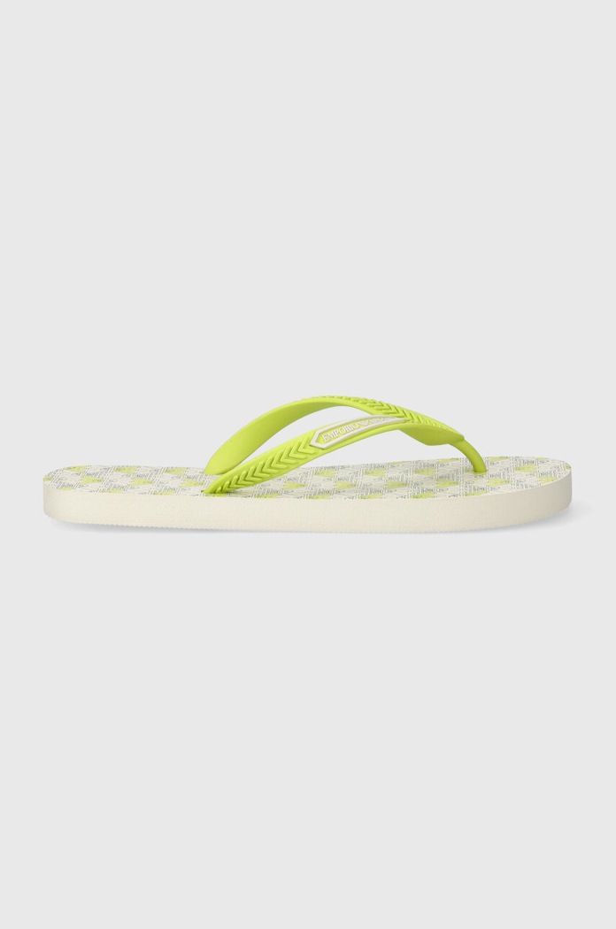 Emporio Armani flip-flop XYQS02.XOZ23 zöld SS24