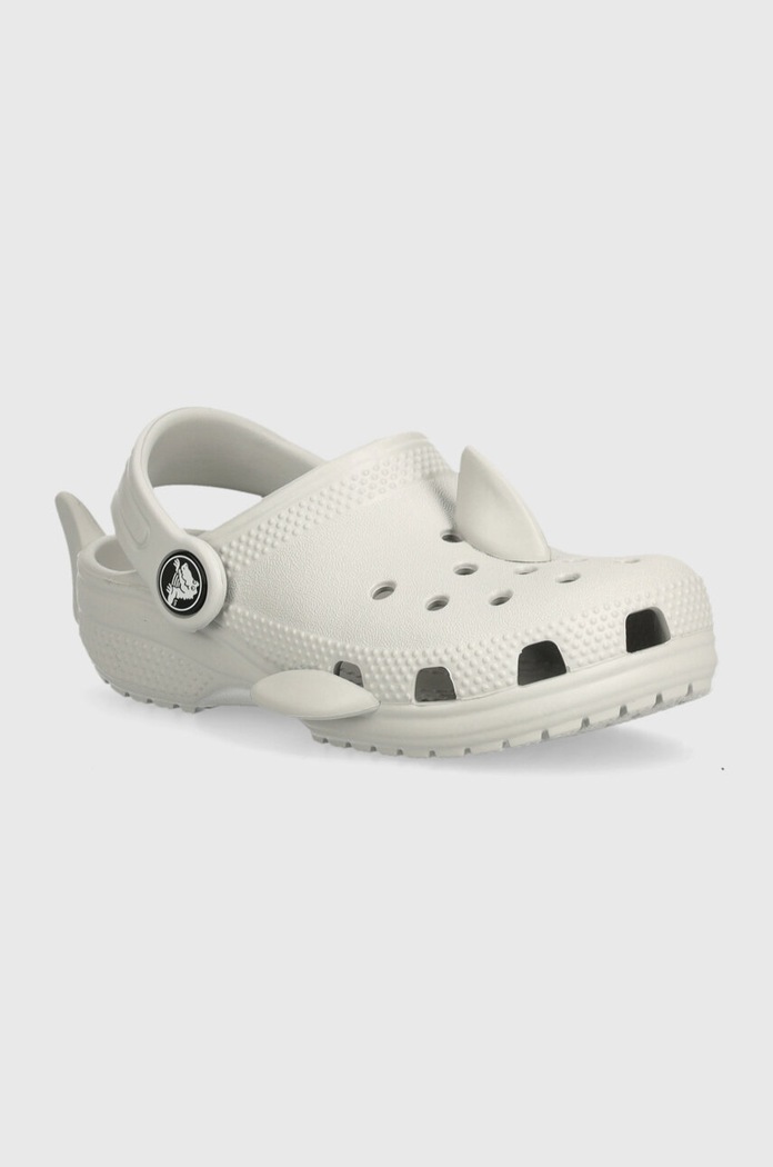 Crocs klapki dziecięce Classic IAM Shark Clog szary 210014.Classic.IAM.Shar