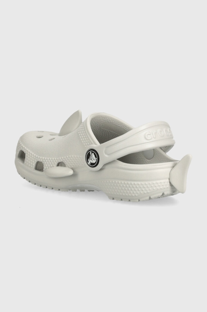 Chłopiec Crocs klapki dziecięce Classic IAM Shark Clog 210014.Classic.IAM.Shar szary