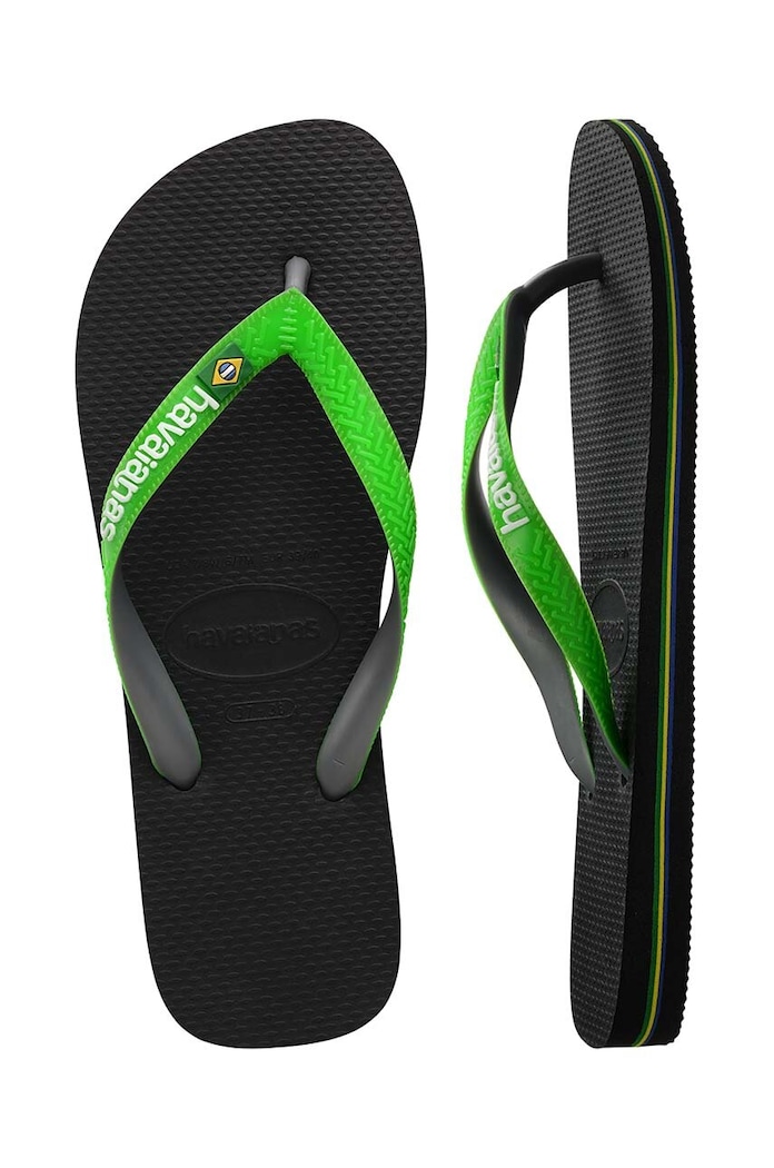 Παιδικές σαγιονάρες Havaianas BRASIL MIX 4123206.8075 μαύρο