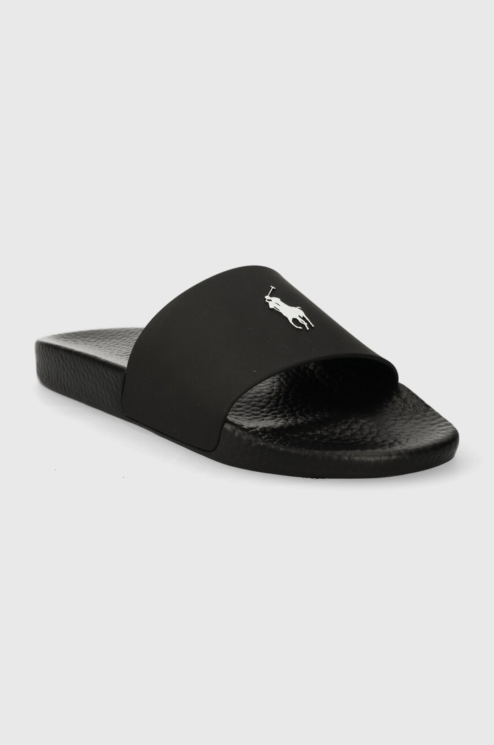 Παντόφλες Polo Ralph Lauren Polo Slide 809852071011.001 μαύρο SS26