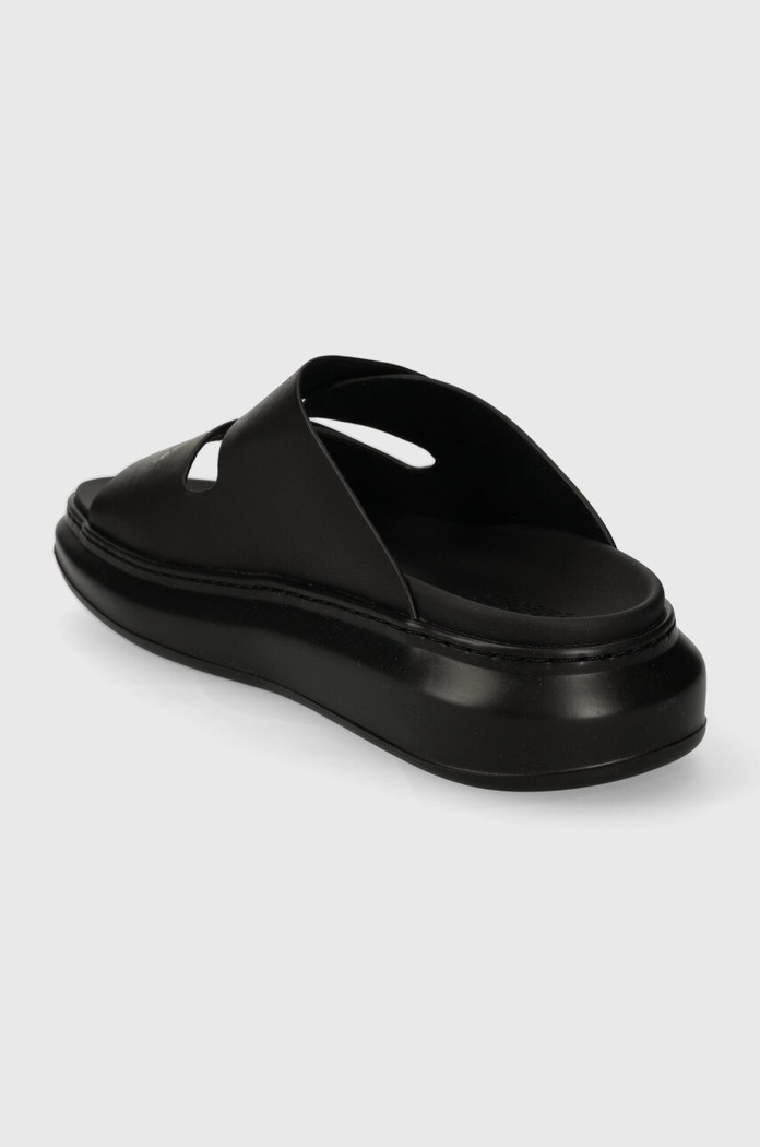 Δερμάτινες παντόφλες Karl Lagerfeld KAPRI MENS μαύρο KL52504.00X