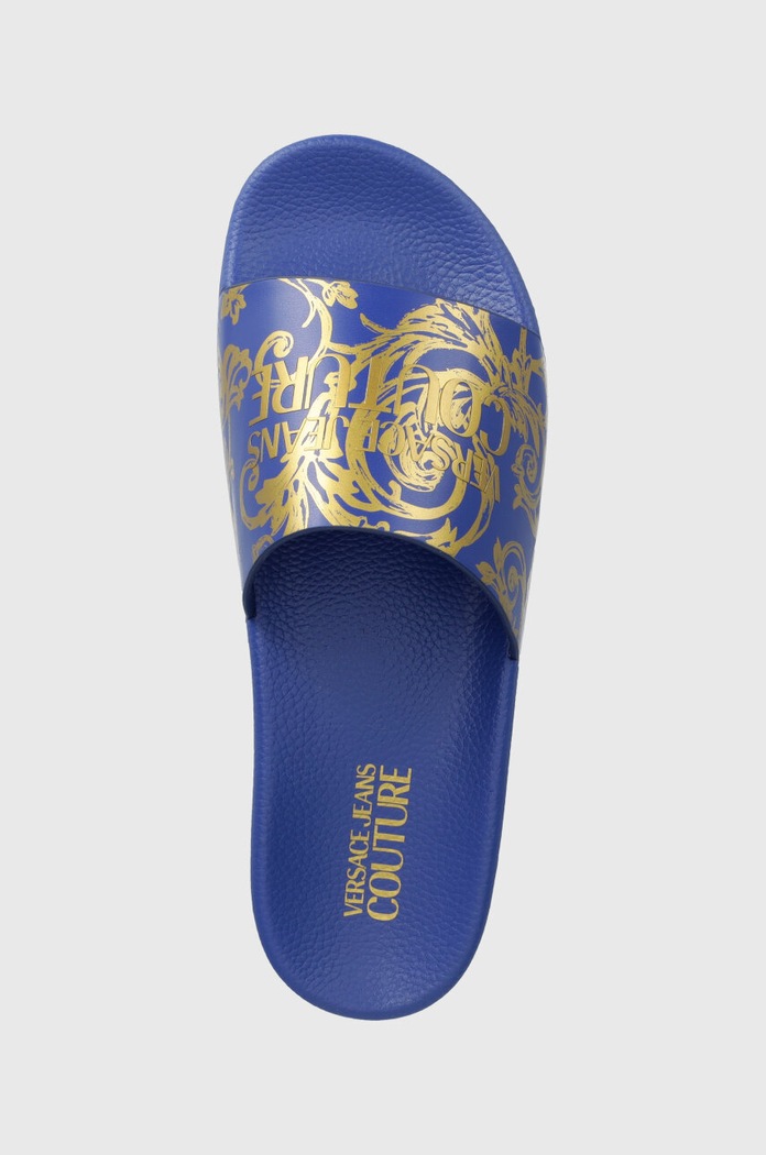 Šľapky Versace Jeans Couture Slide modrá 76YA3SQ4.ZS365.PX2