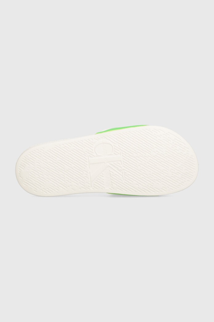 Pantofle Calvin Klein Jeans SLIDE NEOPRENE SNAP YM0YM00960 bílá