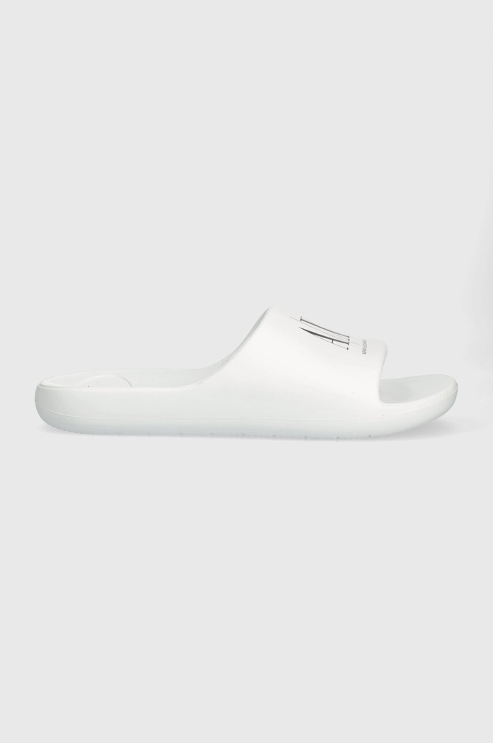 Pantofle Armani Exchange XUP012.XV675.K488 bílá SS25