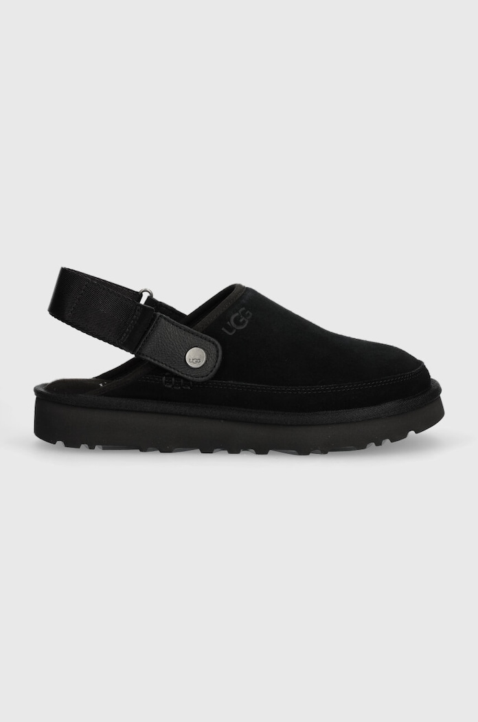 Semišové papuče UGG Goldencoast Clog černá 1142172.BLK
