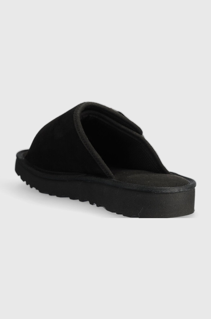 Boty Kožené pantofle UGG Goldencoast Strap Slide 1142730.BLK černá