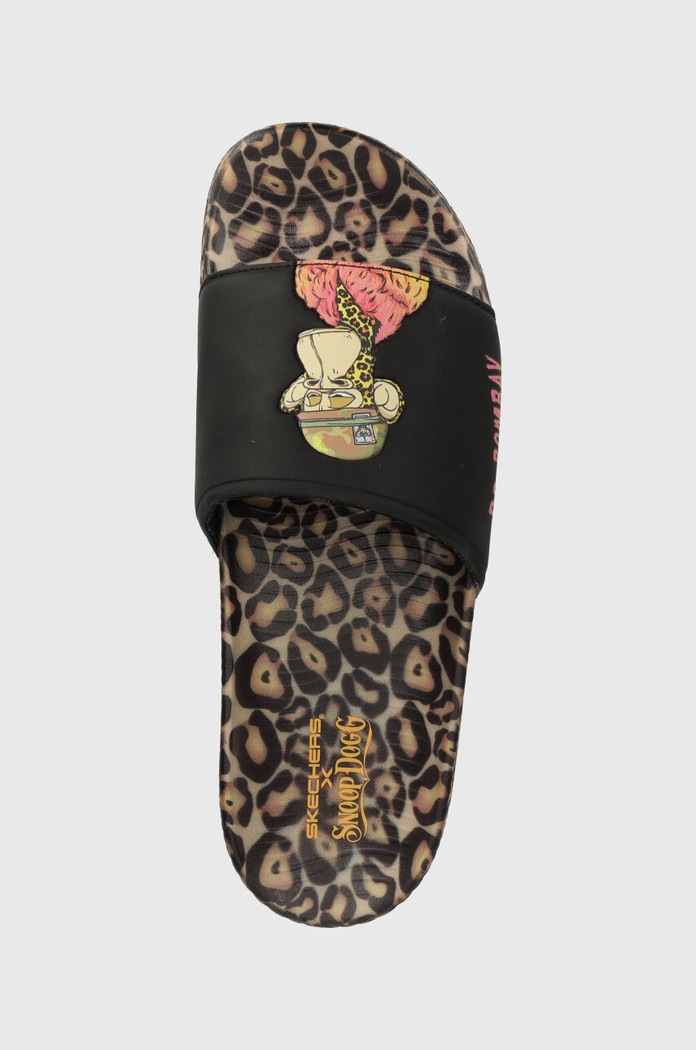 Pantofle Skechers SKECHERS X SNOOP DOGG hnědá 251015