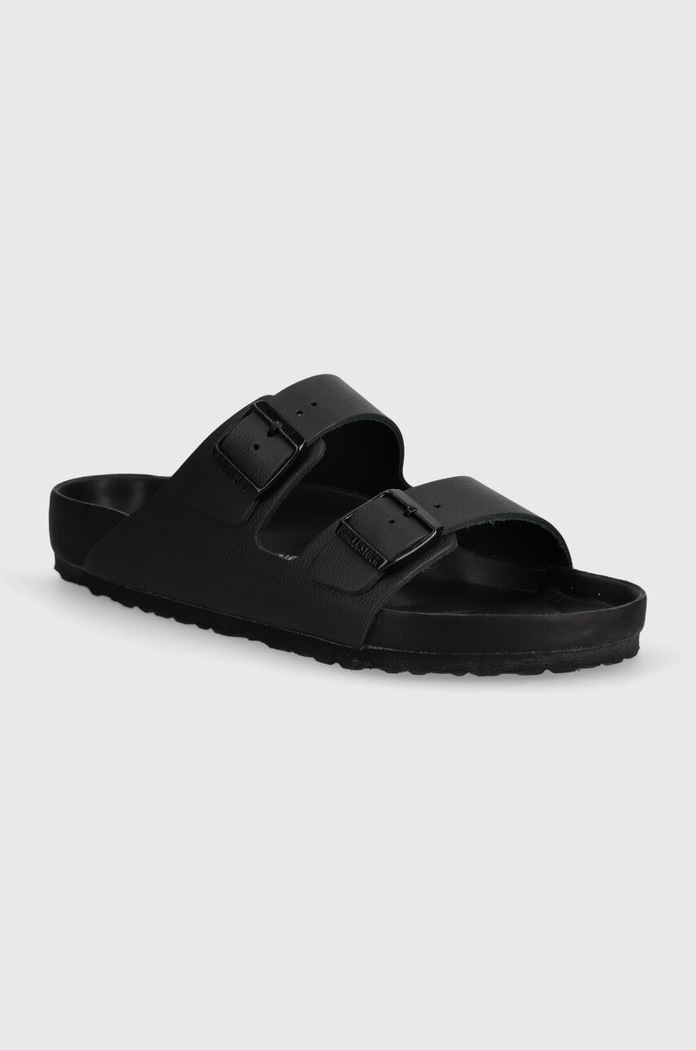 Кожаные шлепанцы Birkenstock Arizona чёрный 1026824