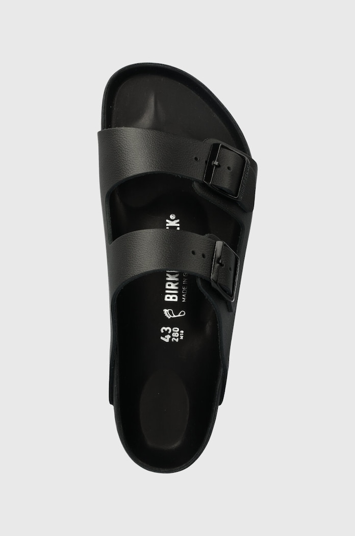 Кожаные шлепанцы Birkenstock Arizona чёрный 1026824
