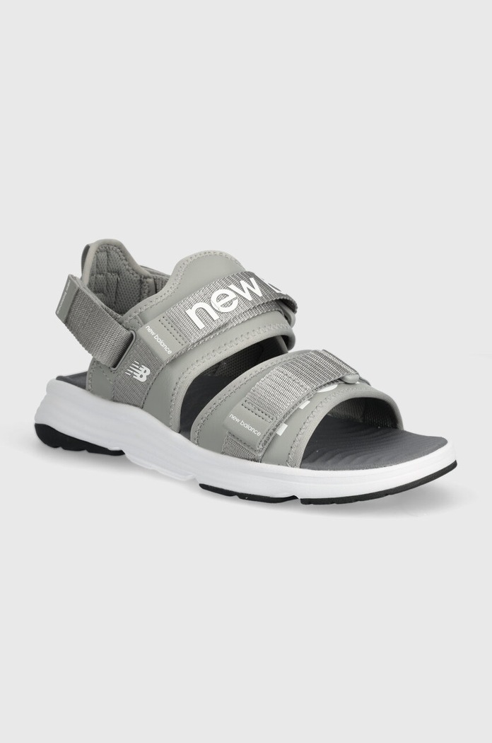 Сандали New Balance изкуствена кожа сив SUA750C3