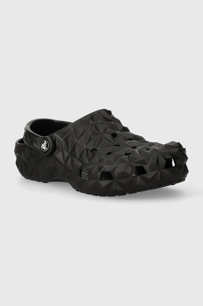 Pantofle Crocs Classic Geometric Clog bez podpatku černá 209563.001
