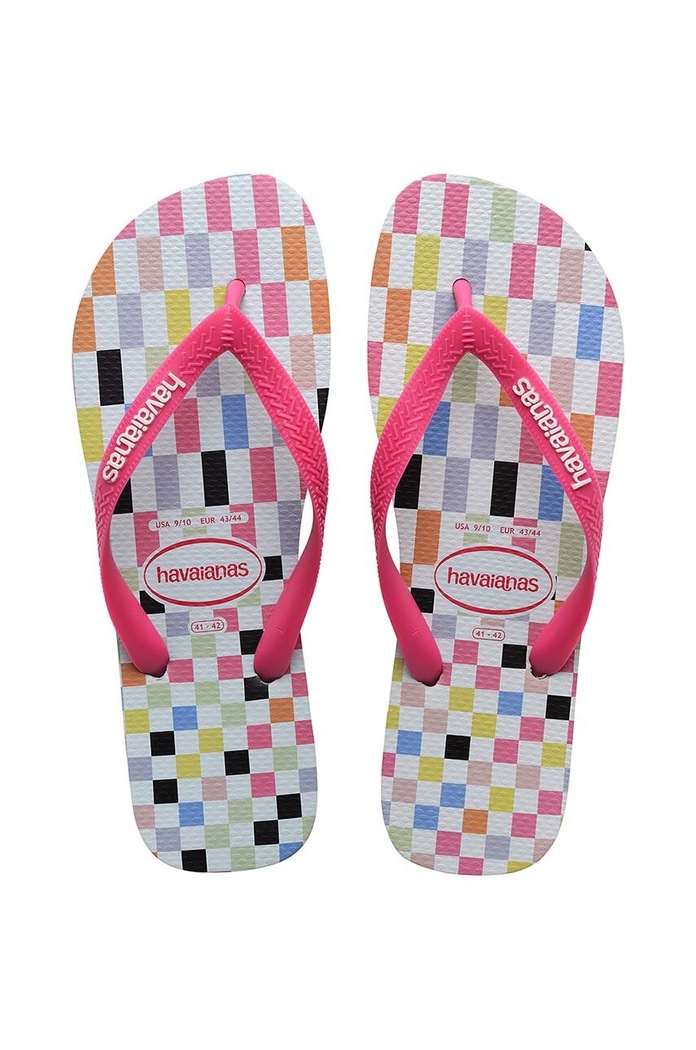 Havaianas slapi TOP CHECK sintetic roz 4148764.7210