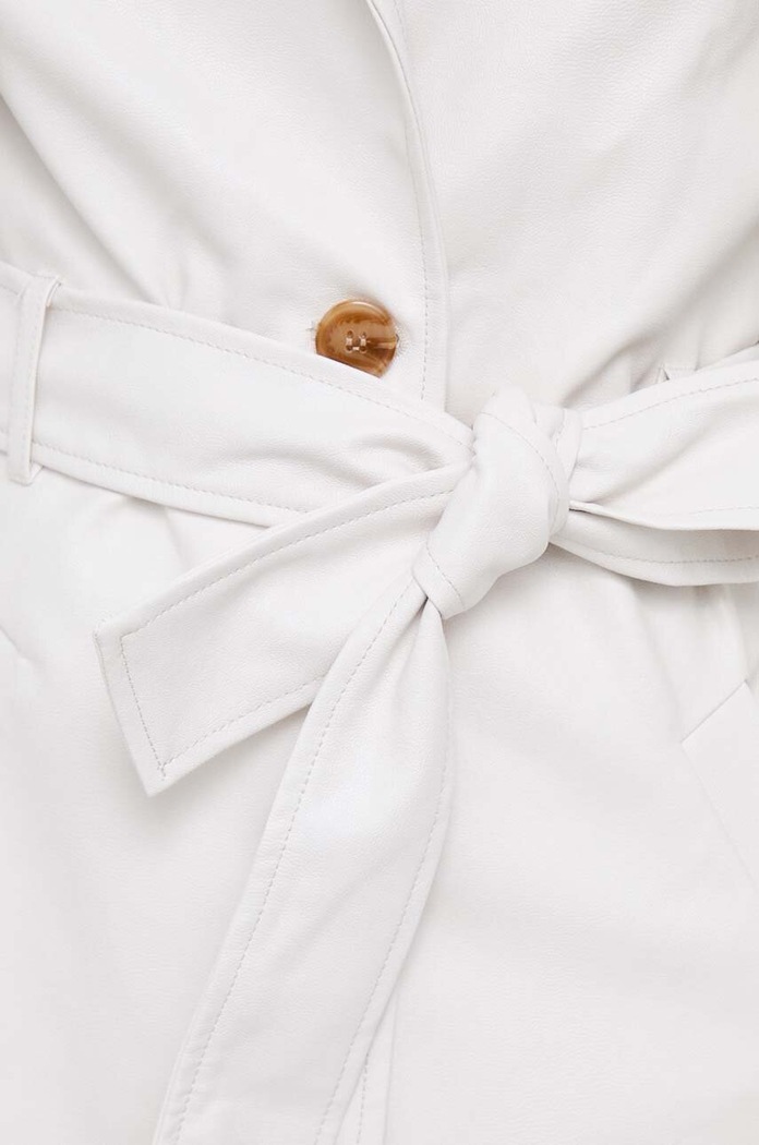 Kabát Bardot VEGAN LEATHER 59094JB.IVORY béžová