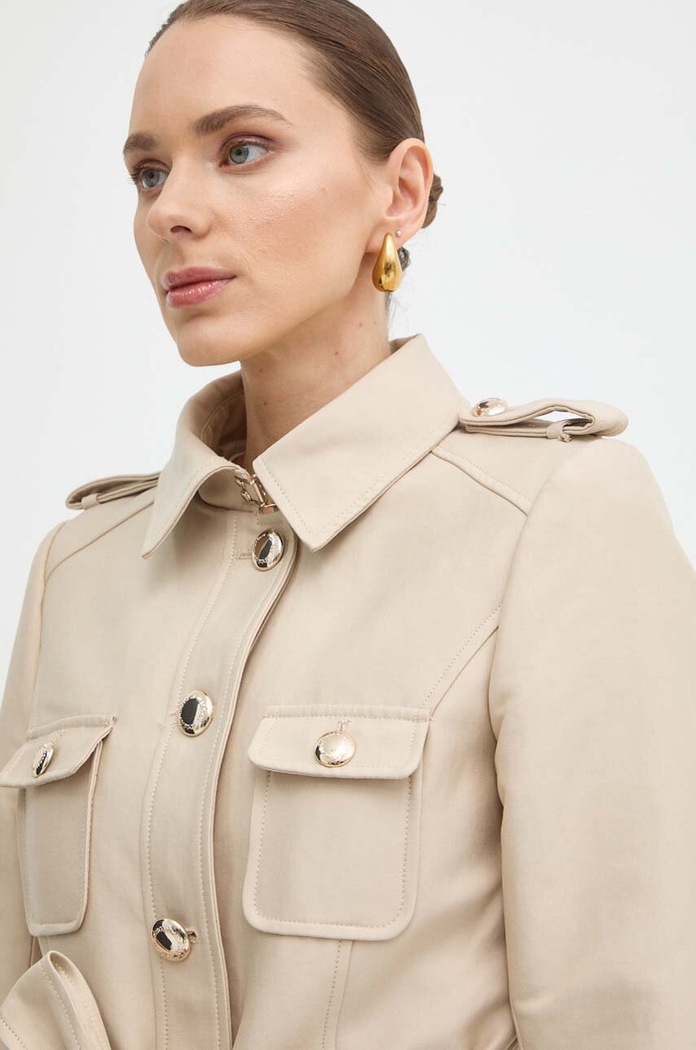 Kabát Morgan GOLIAM béžová GOLIAM.BEIGE