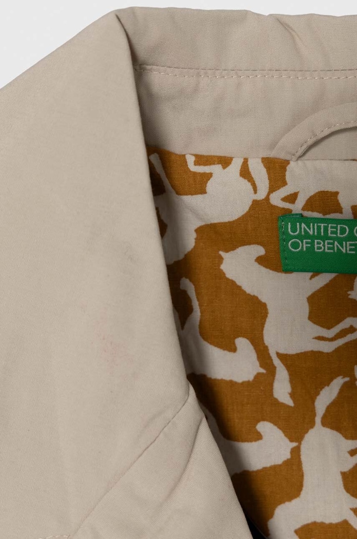 Djevojčice United Colors of Benetton Dječji kaput United Colors of Benetton 2ZOFCN04C.G.Seasonal bež