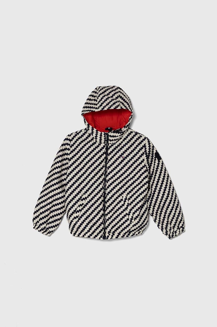 Dětská bunda Tommy Hilfiger s podšívkou námořnická modř KB0KB08934.PPYH