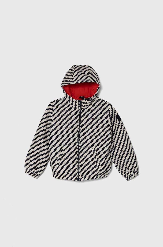 Dětská bunda Tommy Hilfiger s podšívkou námořnická modř KB0KB08934.PPYH