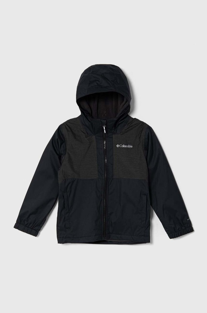 Columbia gyerek dzseki Rainy Trails Fleece enyhén szigetelt fekete 1886501