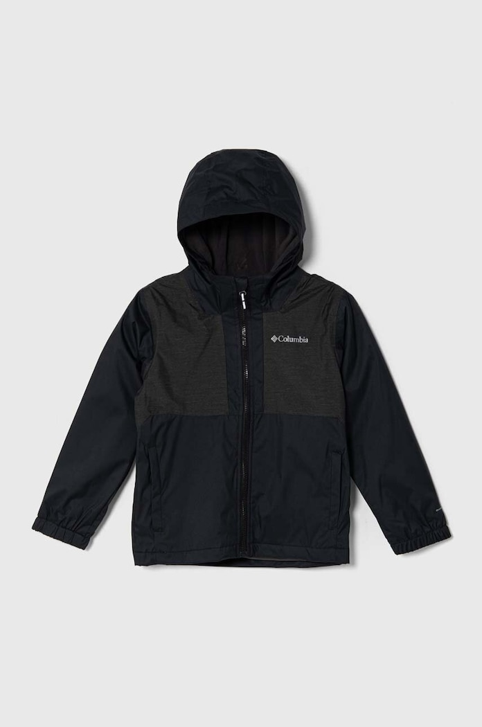 Columbia gyerek dzseki Rainy Trails Fleece enyhén szigetelt fekete 1886501