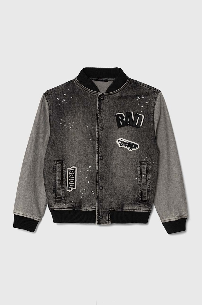 Sisley kurtka bomber dziecięca nieocieplane czarny 2DW2YN00Y.G.Seasonal