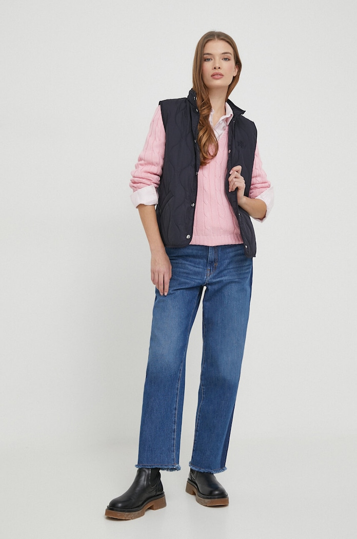 Αμάνικο μπουφάν Lauren Ralph Lauren 297936862 σκούρο μπλε SS24